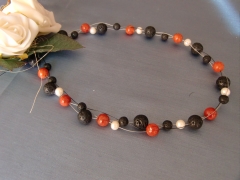 Material: Lava, Schaumkoralle, Zuchtperlen